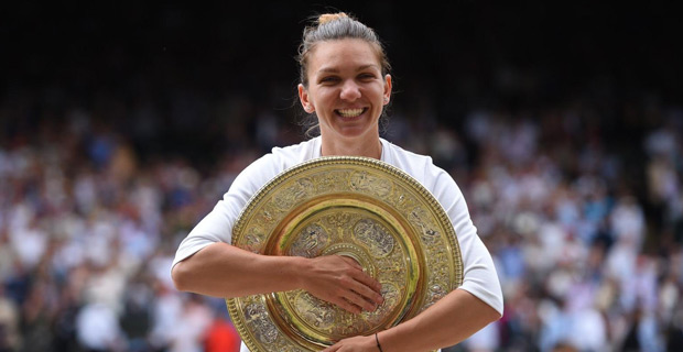 Halep wins her first Wimbledon title