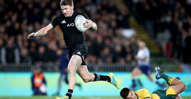 Barrett outclasses Wallabies with four tries to help All Blacks win 40-12