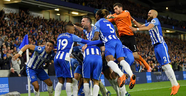  Brighton defeats Manchester United 1-0