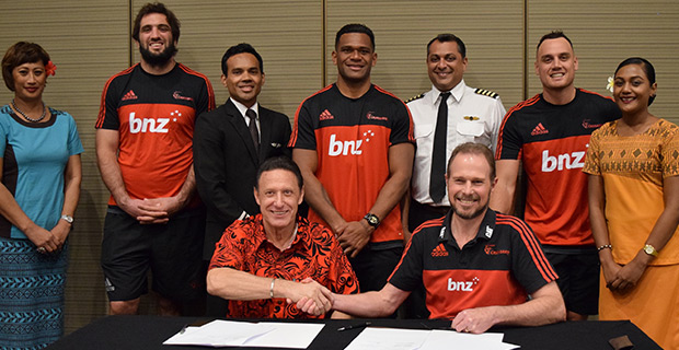 Fiji Airways announces exclusive airline sponsorship with BNZ Crusaders