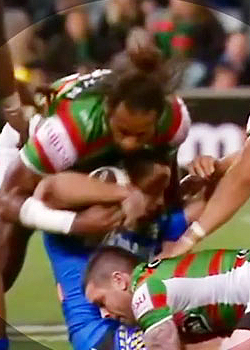 Tuqiri suspended after dangerous tackle on Hayne