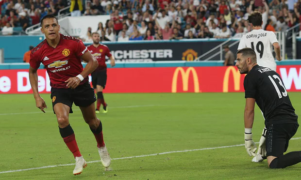 Man United beat Real Madrid in International Champions Cup