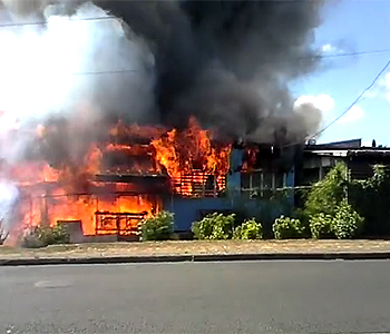 Firefighters put out fire at Lautoka Upholstery Warehouse