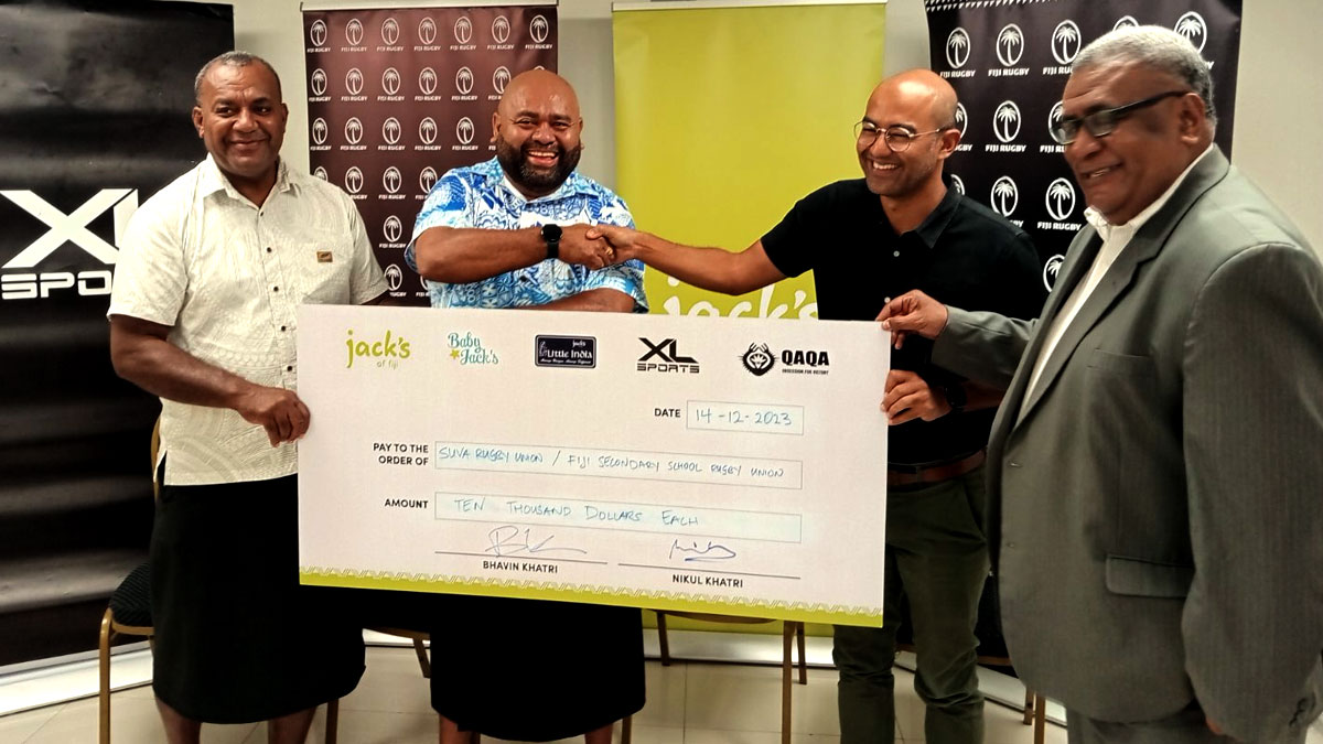 Jacks of Fiji partners with FRU as official apparel sponsor, offers $10,000 prize money for Skipper and Deans competition