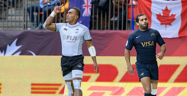 Fiji wins first pool game of London 7s beating Argentina 28-19