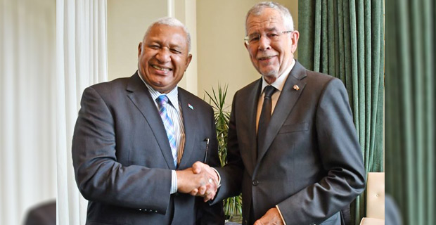 PM thanks Austrian President for contribution to Pacific Small Island Developing States partnership projects