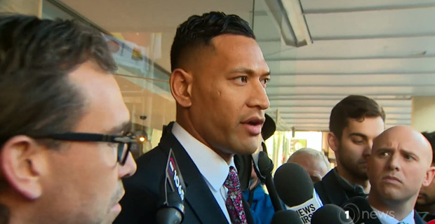 Folau begins legal action against Rugby Australia and NSW Waratahs for unfair dismissal