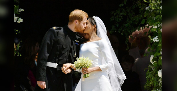 Prince Harry and Meghan now husband and wife in moving ceremony at Windsor Castle