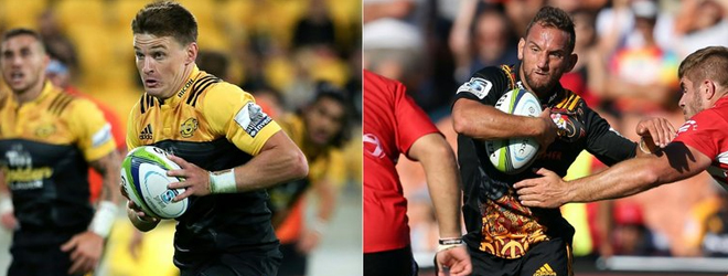 Super Rugby semifinal showdown between Barrett and Cruden