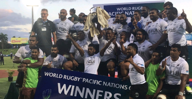 Flying Fijians make strong 2nd half comeback to beat Georgia and win PNC