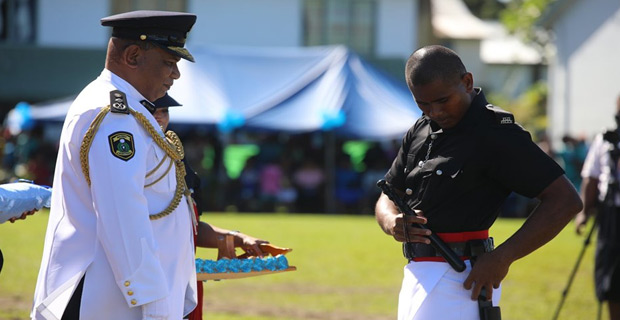 Domo presented with Baton of Honour Award and Highest Outstanding Performance Medal at Police pass out