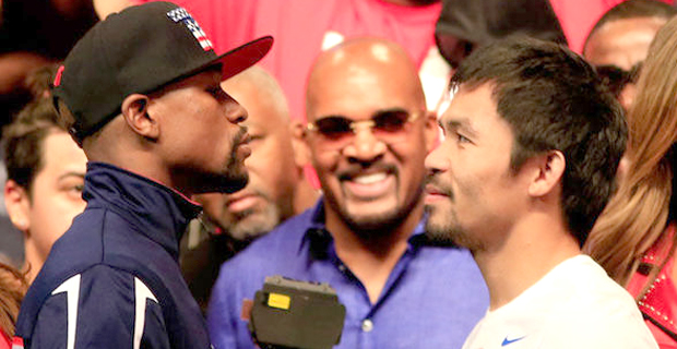 Mayweather says he's coming out of retirement again to fight Pacquio 