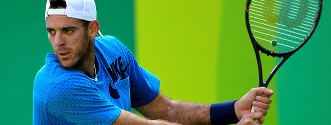 Del Potro upsets Djokovic in first round of tennis in Rio