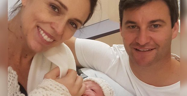 New Zealand PM Jacinda Ardern and partner welcome their first baby