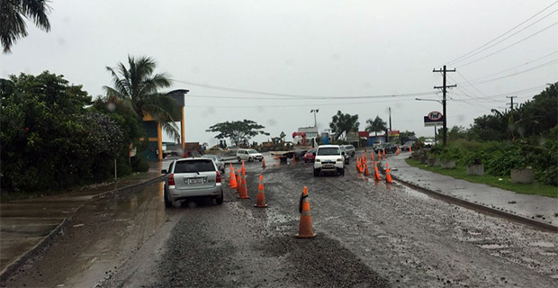 Motorist urged to drive with caution along Suvavou and Lami after recent heavy rain caused potholes to appear
