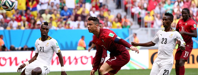 Ronaldo goal edges out Ghana