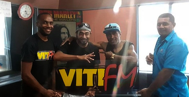 Voqa Ni Delai Dokidoki to entertain the crowd at the VitiFM Live Mai Rooftop Concert with Digicel today