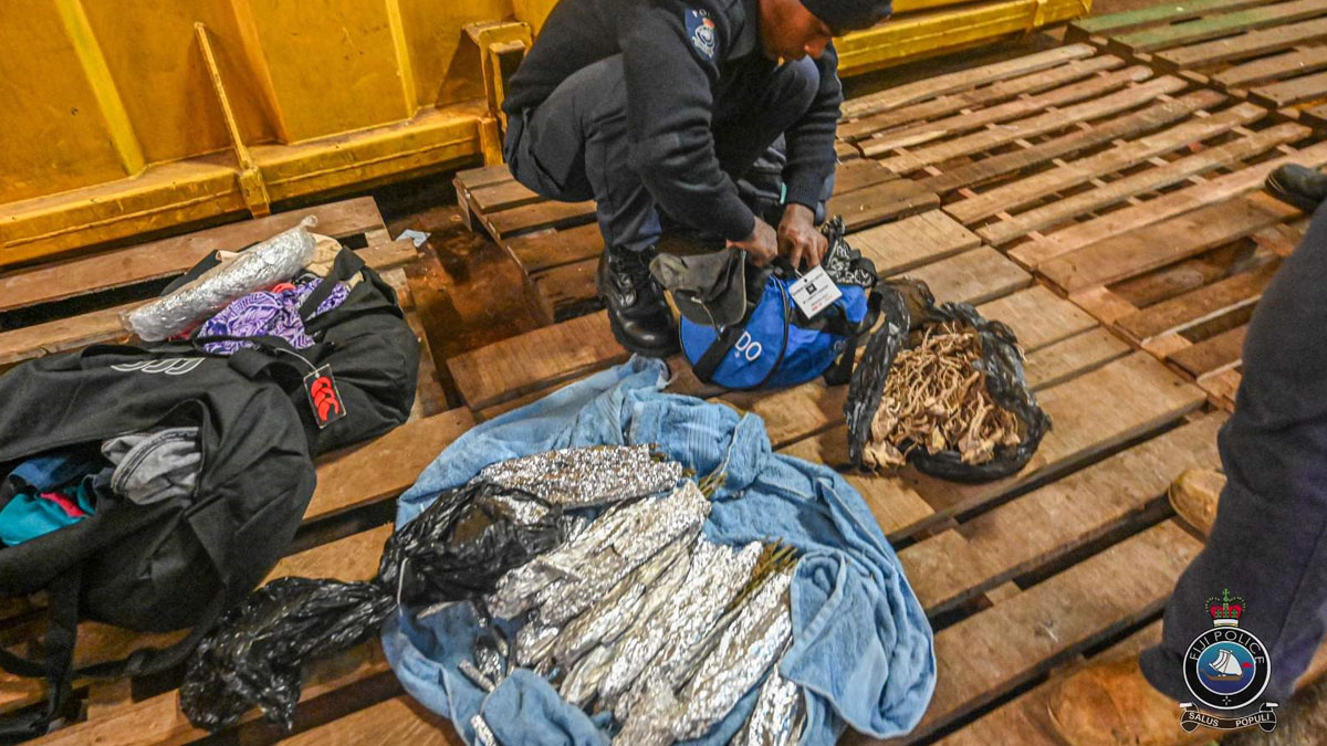 4 arrested for drugs after a surprise check on an inter-island vessel