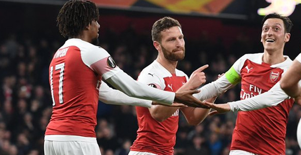 Arsenal defeats Bate Borisov 3-0 in Europa League