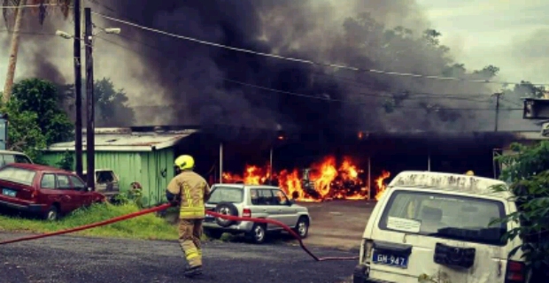 Mineral Resources garage and vehicle destroyed in fire