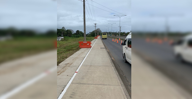 FRA clarifies issue about EFL power poles obstructing cycle lanes along Kings Road from Nakasi to Rewa Bridge