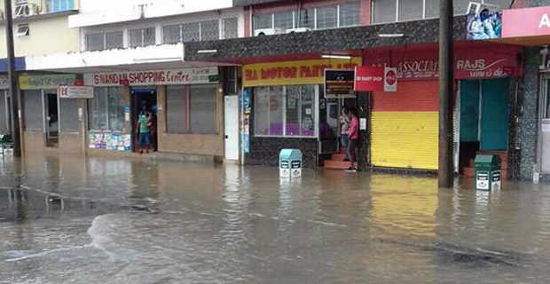 Rakiraki Town flooded again for the second day in a row 