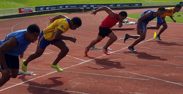 Tuvusa wins 100m senior boys final at SGS athletics interhouse 