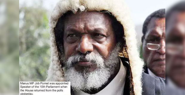 PNG's motion to remove Speaker of Parliament denied