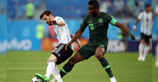 Nigeria soccer captain's father kidnapped at gunpoint before match against Argentina