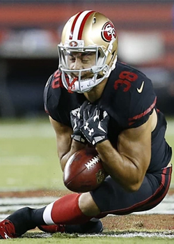 Hayne fumbles punt comes back with fancy footwork