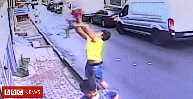 17-year-old catches falling toddler