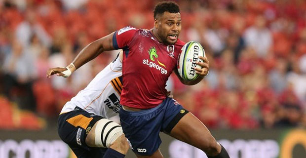 Reds upset Brumbies in Super Rugby