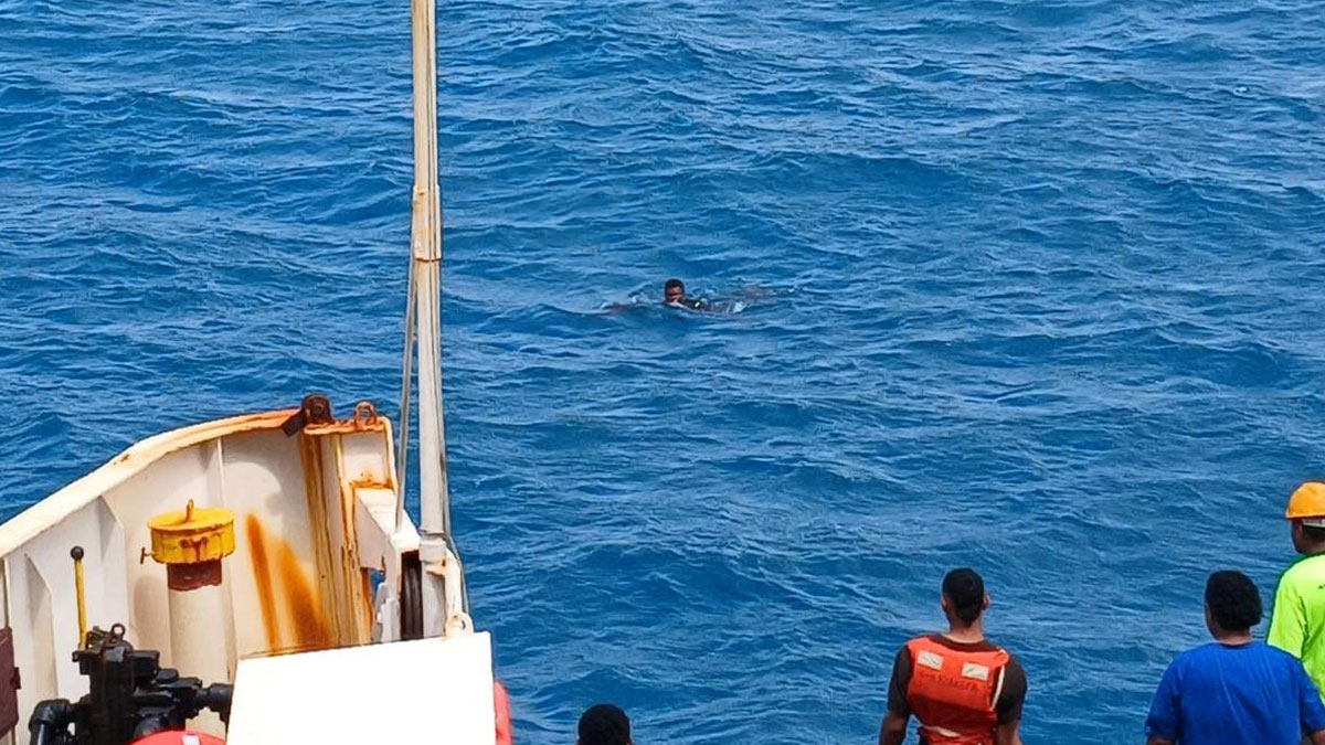 Man who allegedly jumped off a vessel found to be mentally unstable