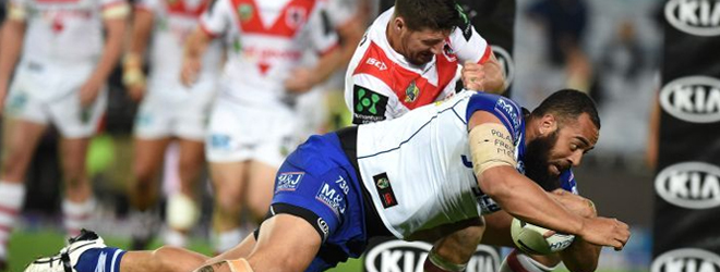 Bulldogs beat Dragons in NRL thriller