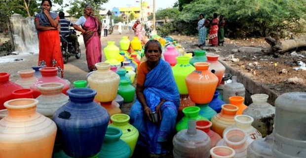Southern Indian city of Chennai reservoirs run dry