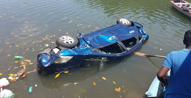 Man in Health Centre after vehicle veers off Bailey Bridge