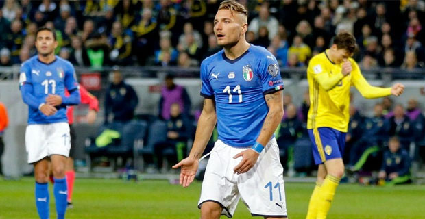 Italy in real danger of missing out on a first FIFA World Cup