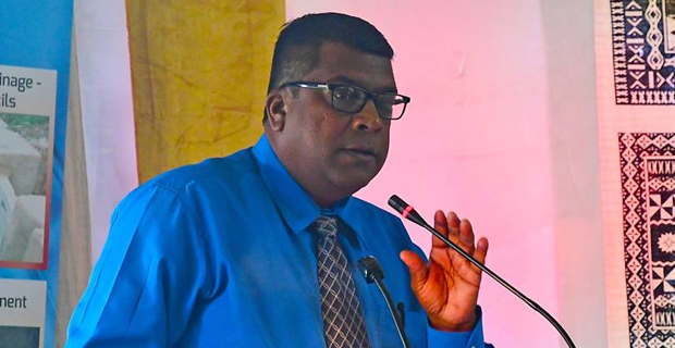 Retaining wall to be installed along the Nadaro river bank in Tailevu