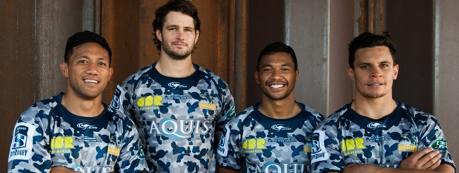 Brumbies to wear a camouflage strip jersey against Crusaders