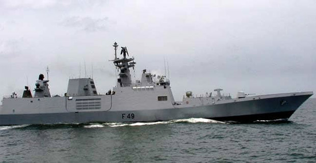 Indian Naval Ship, Sahyadri to arrive into the country next Monday 