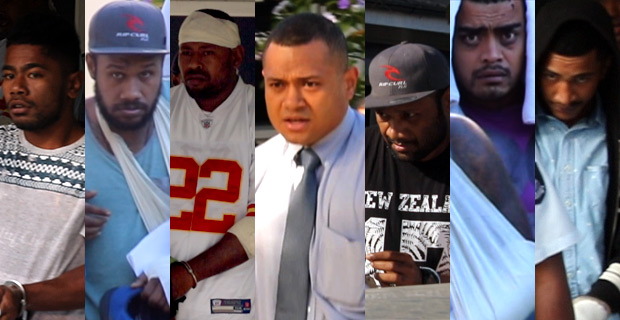 Magistrate scolds eight men accused of attacking police officers for delaying court proceedings