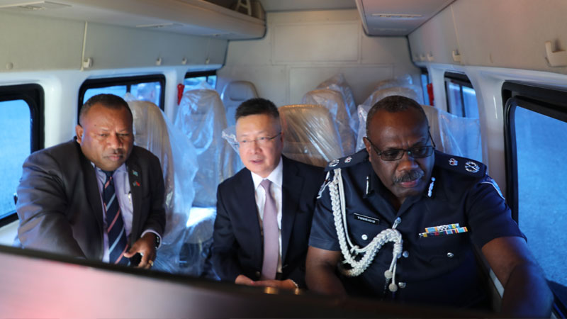 China gives $1.5m worth of equipment to the Fiji Police Force