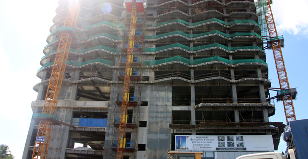 Construction work continues at WG Friendship Plaza