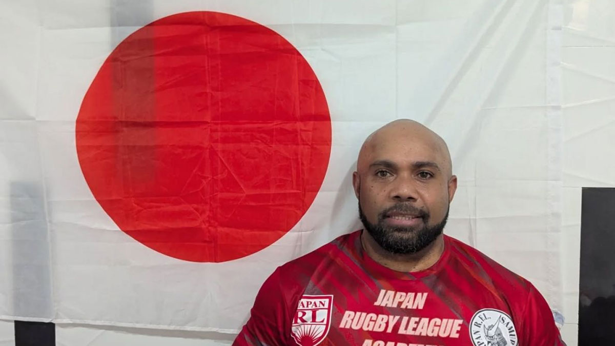Manu Nawalu becomes the first Fijian player to represent Japan in rugby league
