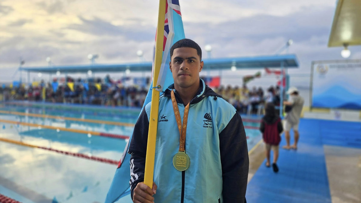 Yalimaiwai breaks national record in 50m breaststroke at World Aquatics Championships