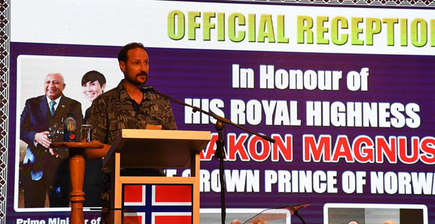 Crown Prince of Norway speaks highly about Fiji's efforts on addressing climate change