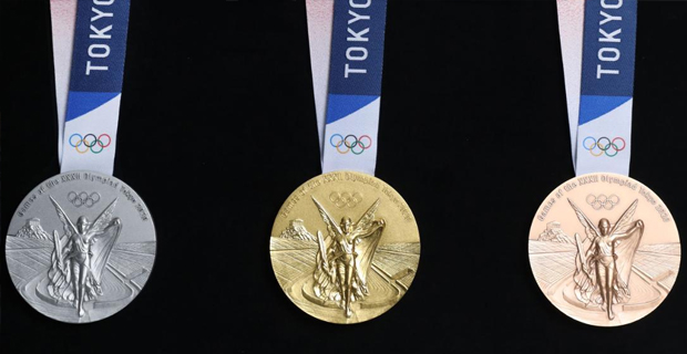 Olympic medals for 2020 Games unveiled