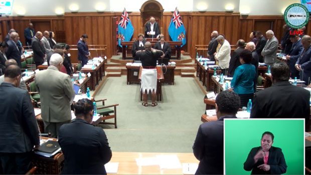 SODELPA parliamentarians back in parliament with NFP parliamentarians absent 