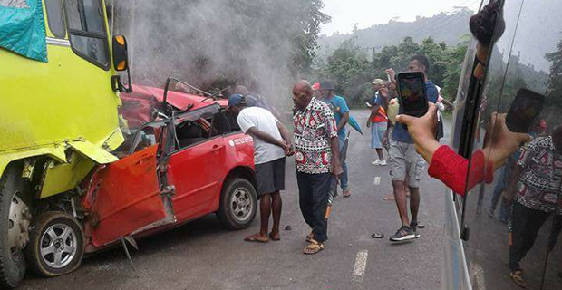 One dead and 3 admitted in hospital after Sawani accident 