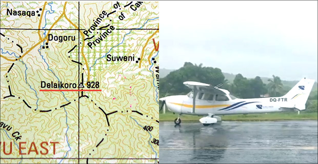 Pacific Flying School plane wreckage spotted in Delaikoro